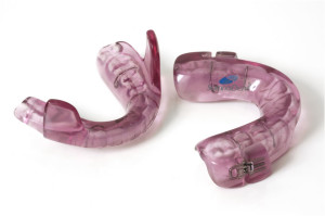 pink sleep apnea mouth guard